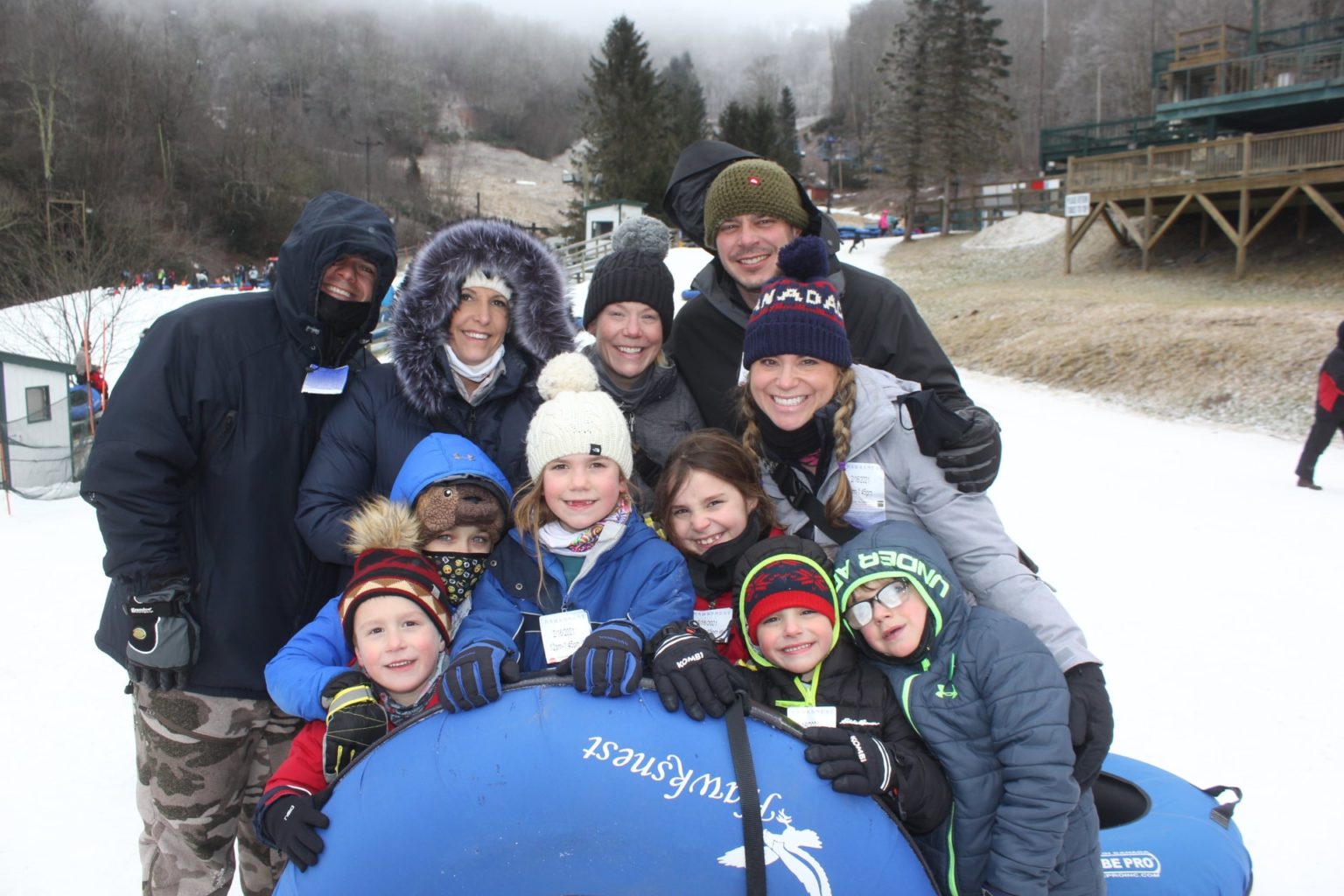 Groups at Hawksnest Best Snow Tubing in North Carolina