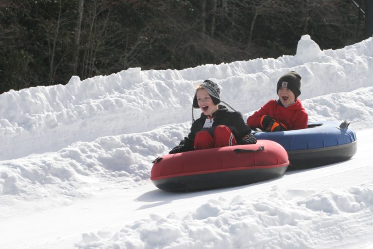 Hawksnest tubing best snow tubing in north carolina